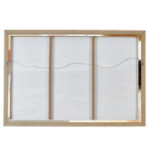 Temple &amp; Webster Sandy Abstract Framed Canvas Wall Art