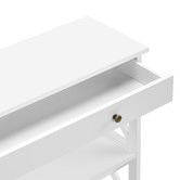 Temple &amp; Webster White Noosa Console Table with Drawer