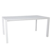 Temple &amp; Webster 6 Seater Kos Aluminium Outdoor Dining Table Set