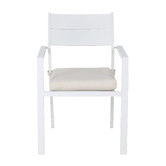Temple &amp; Webster 6 Seater Kos Aluminium Outdoor Dining Table Set