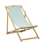 Temple &amp; Webster Belize Wooden Outdoor Deck Chair &amp; Footstool Set
