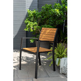 Temple &amp; Webster 4 Seater Maui Eucalyptus Wood Outdoor Dining Set