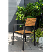 Temple &amp; Webster 8 Seater Maui Eucalyptus Wood Outdoor Dining Set
