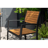 Temple &amp; Webster 8 Seater Maui Eucalyptus Wood Outdoor Dining Set