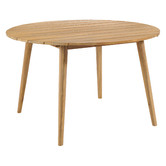 Temple & Webster 4 Seater Sorrento Round Outdoor Dining Table & Laguna Chair Set