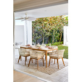 Temple &amp; Webster Sorrento Acacia Wood Outdoor Dining Table