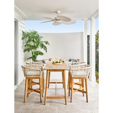 Temple &amp; Webster Sorrento Acacia Wood Outdoor Bar Table