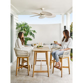 Temple &amp; Webster Sorrento Acacia Wood Outdoor Bar Table