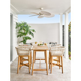 Temple &amp; Webster 68.5cm Laguna Rope Outdoor Barstool