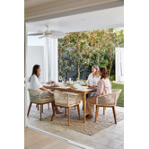 Temple &amp; Webster Sorrento Acacia Wood Outdoor Dining Table