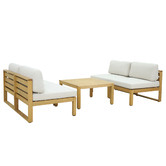 Temple &amp; Webster 4 Seater Cabo Outdoor Lounge Set