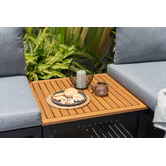 Temple &amp; Webster 4 Seater Black Maui Outdoor Modular Lounge Set