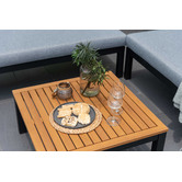 Temple &amp; Webster 4 Seater Black Maui Outdoor Modular Lounge Set