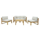 Temple &amp; Webster 4 Seater Cabo Outdoor Modular Sofa Set