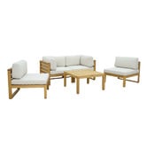 Temple &amp; Webster 4 Seater Cabo Outdoor Modular Sofa Set