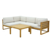 Temple &amp; Webster 4 Seater Cabo Outdoor Modular Sofa Set