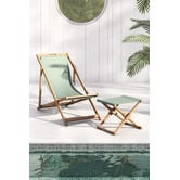 Temple &amp; Webster Belize Wooden Outdoor Foldable Footstool