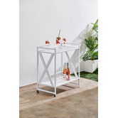 Temple &amp; Webster Afton Steel Outdoor Trolley