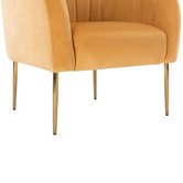 Temple &amp; Webster Mimi Premium Velvet Armchair