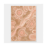 Temple &amp; Webster Marrambidya Bila Peach Printed Wall Art