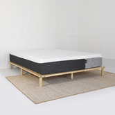 Temple &amp; Webster Natural Monty Premium Wooden Bed Base