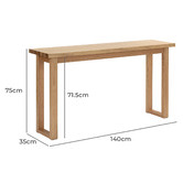Temple &amp; Webster Ski-Leg Console Table