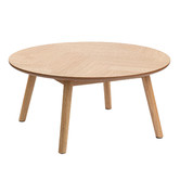 Temple &amp; Webster Dion Herringbone Oak Wood Coffee Table