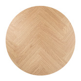 Temple &amp; Webster Dion Herringbone Oak Wood Coffee Table