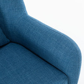 Temple &amp; Webster 2 Piece Hanover Upholstered Armchair &amp; Footstool Set