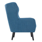 Temple &amp; Webster 2 Piece Hanover Upholstered Armchair &amp; Footstool Set