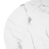 Temple &amp; Webster Charlie Faux Marble Dining Table