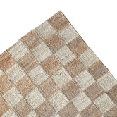 Temple &amp; Webster Brooklyn Check Hand-Woven Jute Rug