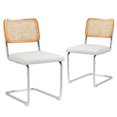 Temple &amp; Webster Marcel Breuer Cesca Replica Cantilever Dining Chairs