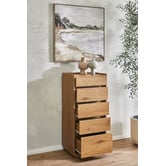Temple &amp; Webster Rhet 5 Drawer Tallboy