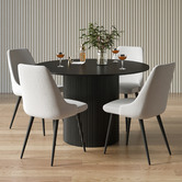 Temple &amp; Webster Brahms Chenille Dining Chairs