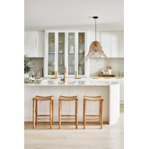 Temple &amp; Webster 65cm Kobe Ash Wood Barstool