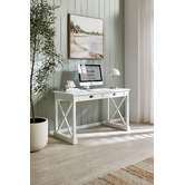 Temple &amp; Webster Hamptons 2 Drawer Desk