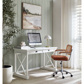 Temple &amp; Webster Hamptons 2 Drawer Desk