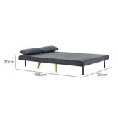 Temple &amp; Webster Aero 2 Seater Sofa Bed