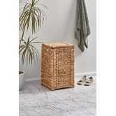 Temple &amp; Webster Villa Single Water Hyacinth Hamper