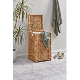 Temple &amp; Webster Villa Single Water Hyacinth Hamper