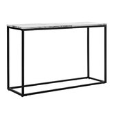 Temple &amp; Webster Boras Faux Marble Console Table &amp; Side Table Set