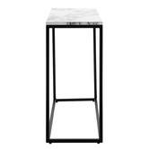 Temple &amp; Webster Boras Faux Marble Console Table &amp; Side Table Set