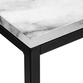 Temple &amp; Webster Boras Faux Marble Console Table &amp; Side Table Set