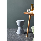 Temple &amp; Webster Dion Herringbone Oak Wood Round Dining Table