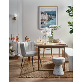 Temple &amp; Webster Oak Ski-Leg Dining Table