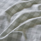 Temple &amp; Webster Gingham Washed Cotton Sheet Set