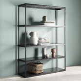 Temple &amp; Webster Black Boras Bookshelf