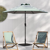 Temple &amp; Webster 2.7m Striped Brighton Market Umbrella