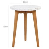 Temple &amp; Webster Massimo Terrazzo Side Table